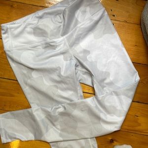 Alo Gray Camo Leggings